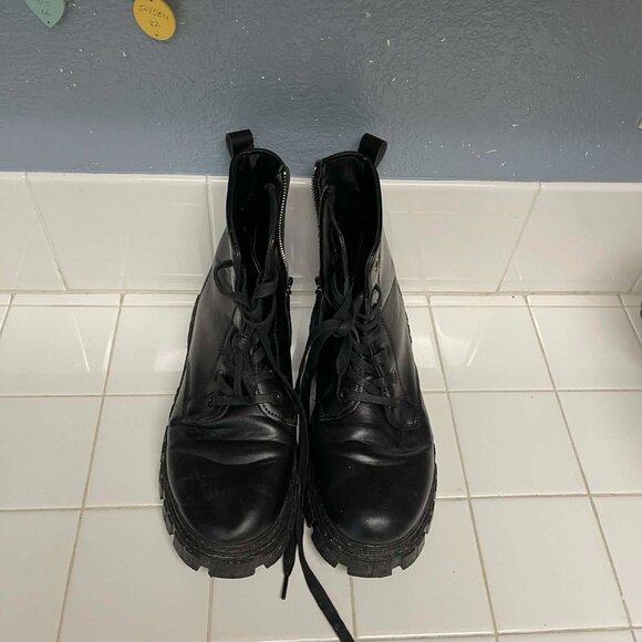 Flansdeh platform zipper boots main image 6
